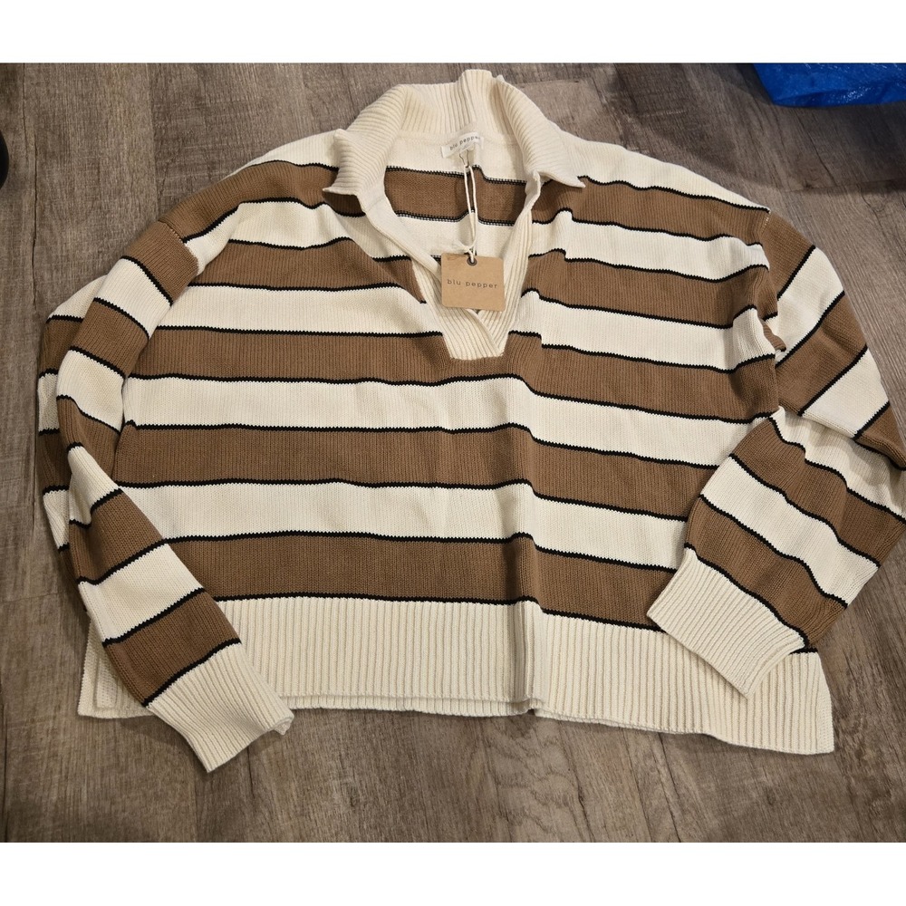 Blu Pepper Polo Sweater